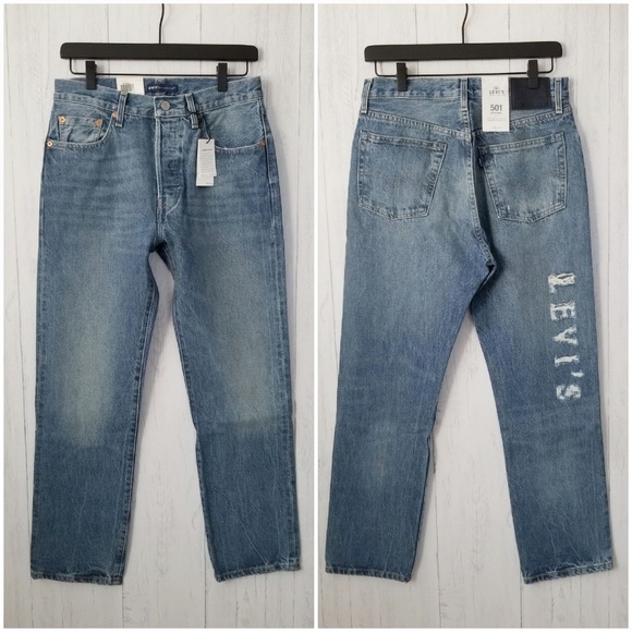 NWT Levi's 501® Original Fit Selvedge Crop 28 x 28 - Picture 6 of 6